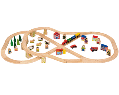 Countryside Trainset (72 delig) (Bigjigs)