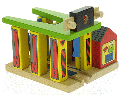 Wasstraat voor trein (Bigjigs)