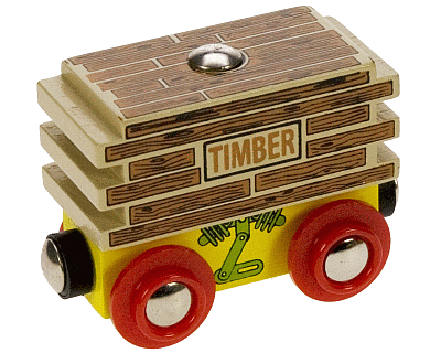 Wagon voor timmerhout (Bigjigs)