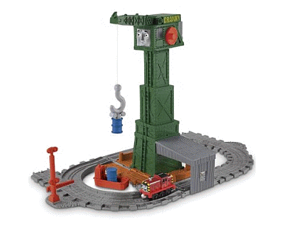 Thomas de Trein: Cranky at the Docks + Salty (Thomas Take n Play)