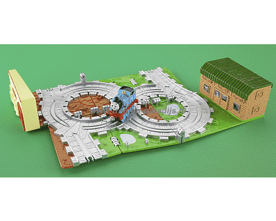 Thomas de Trein: Thomas at the farm (Thomas Take n Play)