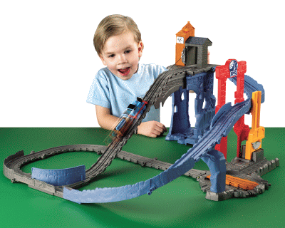 * Thomas de Trein: Blue Mountain Quarry Playset  (Thomas Take n Play)