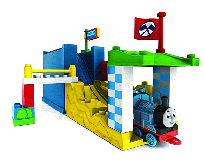 Thomas de Trein: Thomas at work  (Megabloks)