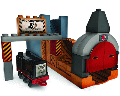 Thomas de Trein: Diesel at work  (Megabloks)