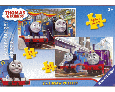 Thomas puzzel (2 puzzels 12/24 stukjes)
