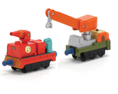 Kelly's (Calley) Brandweer en Reddings Wagonnen (Chuggington D