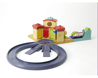 Lanceer & Go Remise Speelset met Koko (Chuggington Die-Cast)