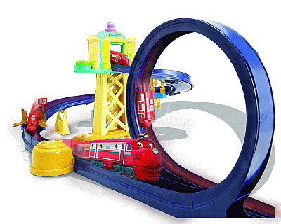 * Chuggington Training Yard Speelset met Looping (Die-Cast)