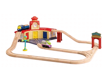 Trainee Roundhouse Set (Chuggington Wooden Rail)