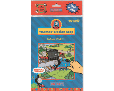 * Thomas Stickerboek "thomas station stop"