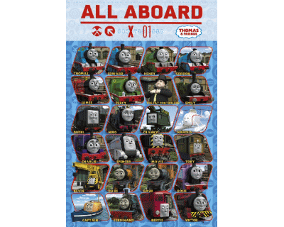 Thomas Poster all aboard