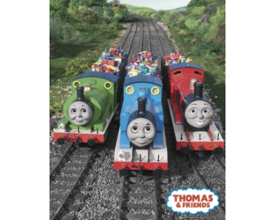 Thomas Mini Poster "3 friends"