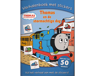 Thomas en de stormachtige dag (Verhalenboek met stickers)