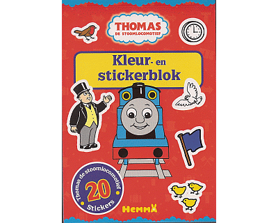 Kleur en stickerblok
