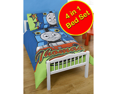 Thomas de trein 4 in 1 junior dekbedset Steam