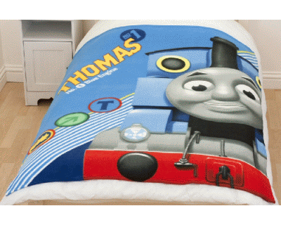 Thomas de Trein Fleece Deken Engine