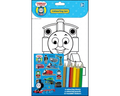 Thomas colouring set
