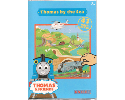 * Thomas Stickerboek "thomas en de zee"