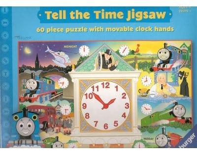 Thomas puzzel (60 stukjes) Klok Puzzel