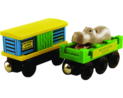 Thomas de Trein: Zoo wagons (Thomas wooden railway)nieuw!