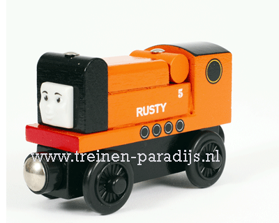 * Thomas de Trein: Rusty (Thomas wooden railway)