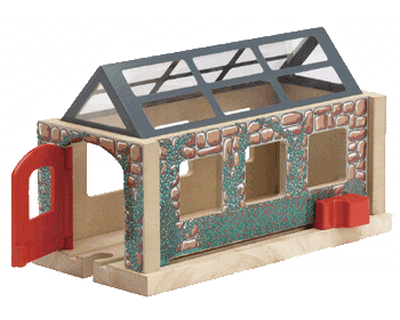 Thomas de Trein: Usefull Engine Shed (Thomas wooden railway)
