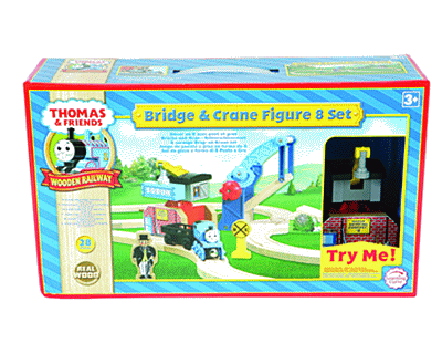 Thomas de Trein: Bridge & Crane startset (Thomas wooden railway)