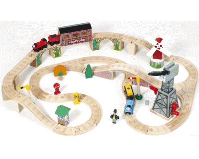 Thomas de Trein: Knapford station Set (Thomas wooden railway)