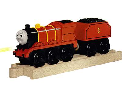 Thomas de Trein: Batterij James (Thomas wooden railway)
