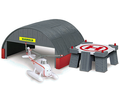 Harold at the Hanger (Tomy Trackmaster)