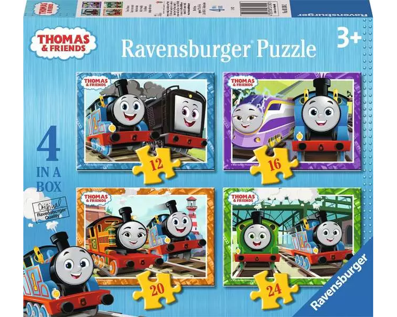 Thomas de trein 4 in 1 puzzel thomas Diesel Kana, Nia en Percy