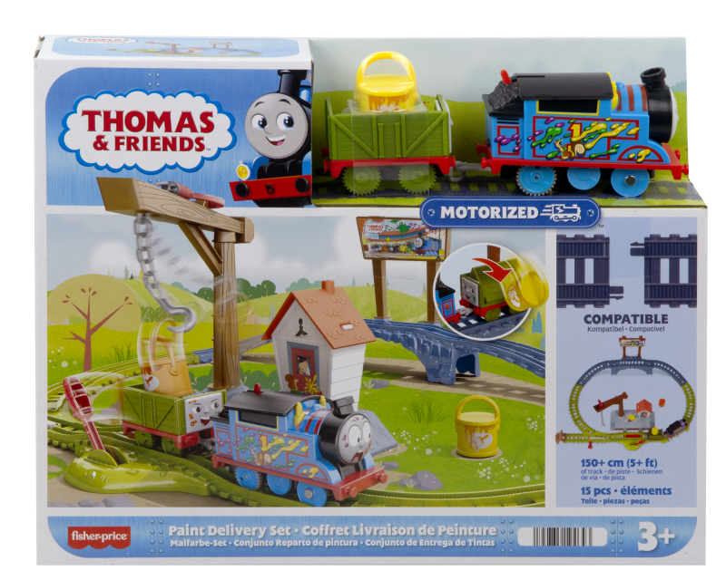 Thomas TrackMaster Motorised  - Paint Delivery Set