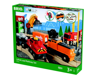 33165 BRIO Trein Laden en lossen spoorbaan set