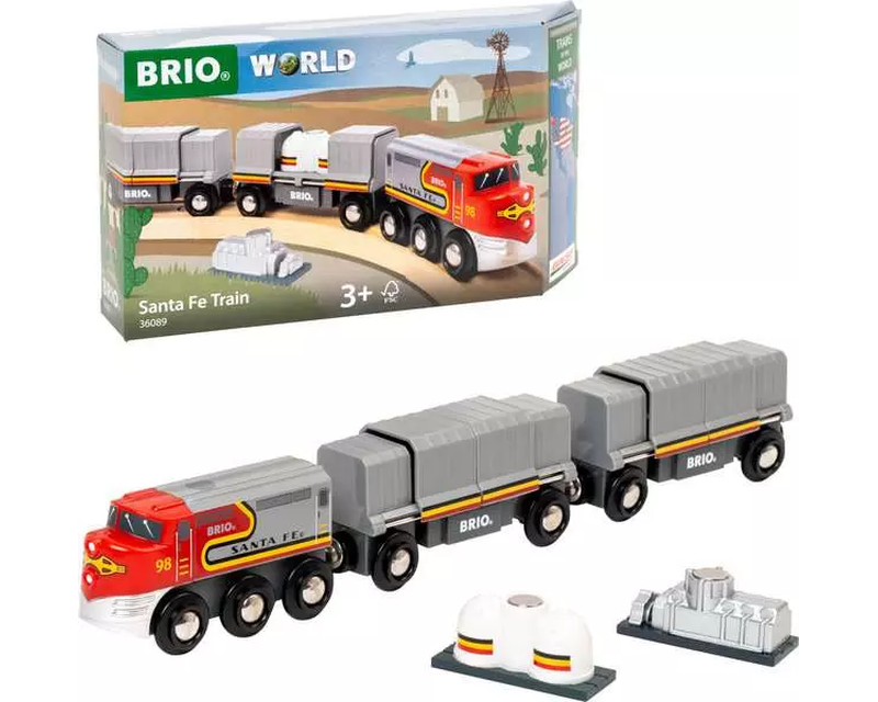 36089 BRIO trein- Santa Fe trein (Trains of the