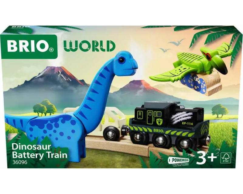 36096 Brio trein - Dinosaurustrein op batterijen