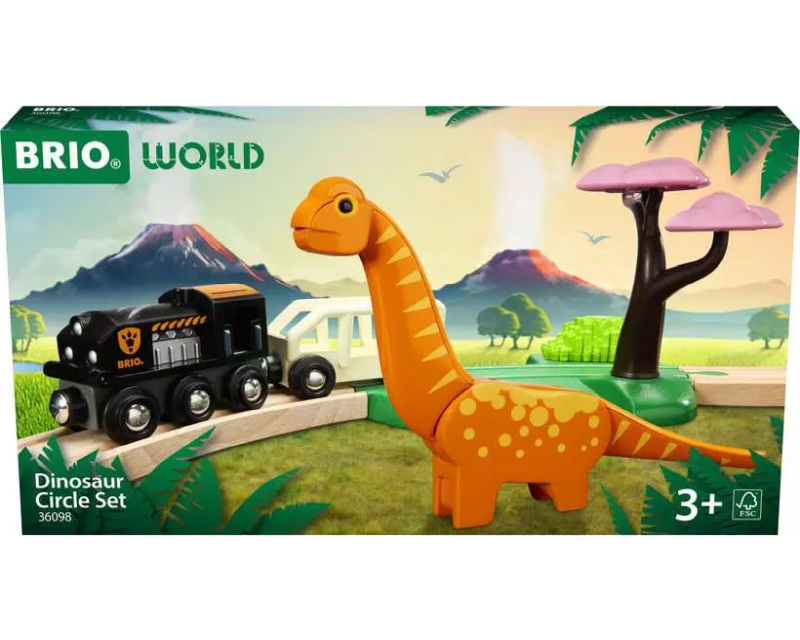 36098 Brio Cirkelvormige set met dinosaurus