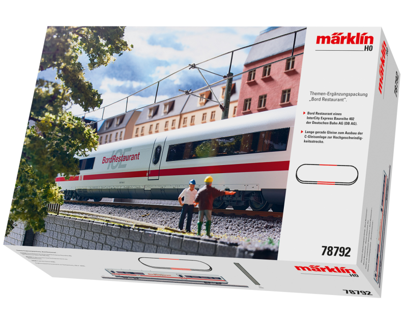 78792 Märklin H0 - Thema-aanvullingspakket "Boordrestaurant"