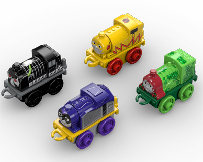 Thomas de trein Minis -  4 treinen pak